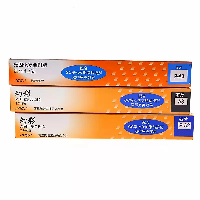 Dental  2.7ml GC Light-Cured Nanohybrid Composite Resin Anterior/Posterior Teeth Restorative Material Filling Repair Supplies view 4