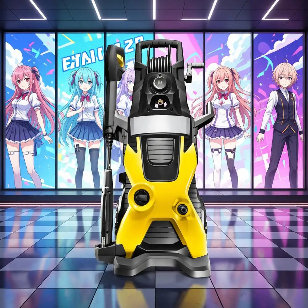 

Мойка высокого давления 1.4 GPM с шлангом, регулируемой мощностью и насадками для удаления загрязнений - 2000 PSI