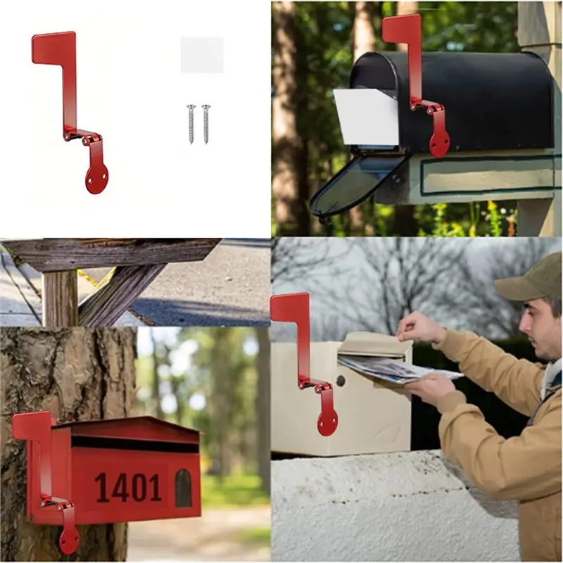 AB41-Professional Mailbox Flag, Replacement Flag Kit, Upgrade Sinking-Fixed Design And Multiple Installation Methods
