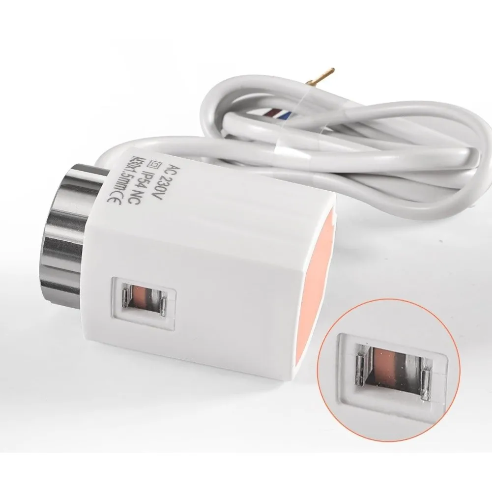 2pcs Actuator Underfloor Heating Actuator Normally Closed M30x1.5mm Electric Thermal Actuator Thermostatic Radiator Valve