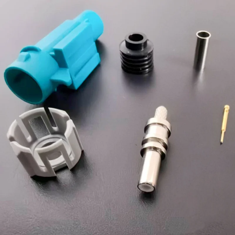 1PC Universal Fakra Z -1.5 waterproof male female car camera connector is used for RG174 RG316 cable  50-1.5
