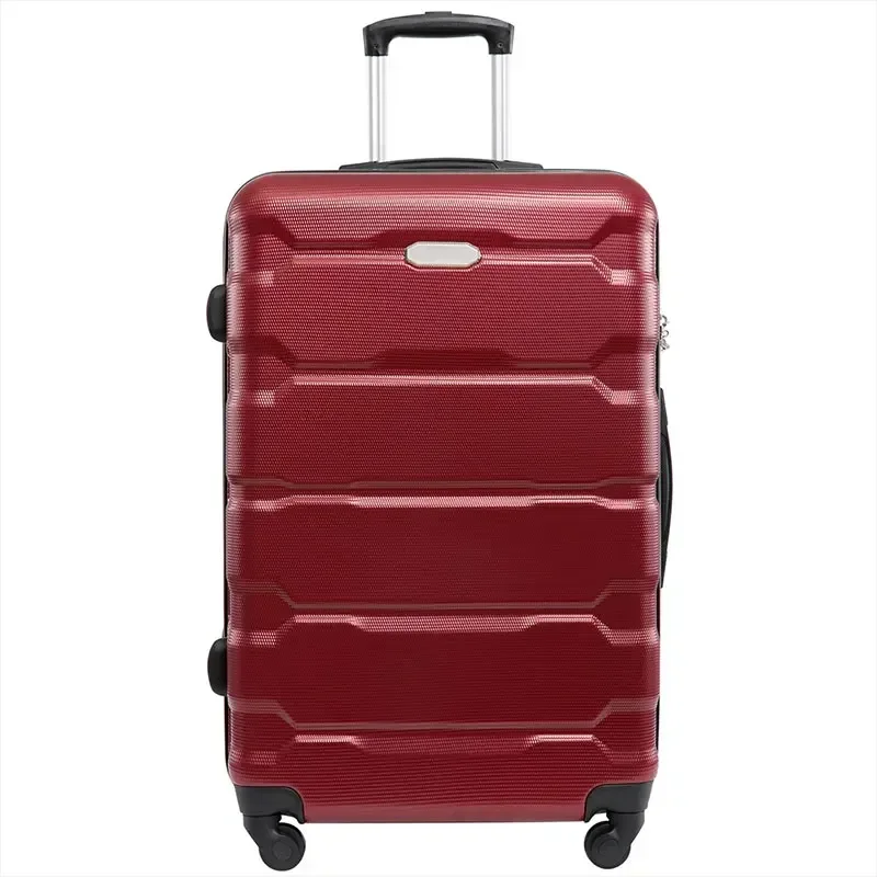 Imagem -03 - Grande Capacidade Mala Grupo Rolando Spinner Rodas Bagagem de Bagagem Tsa Combinação Bloqueio Zipper Trolley Case Peças