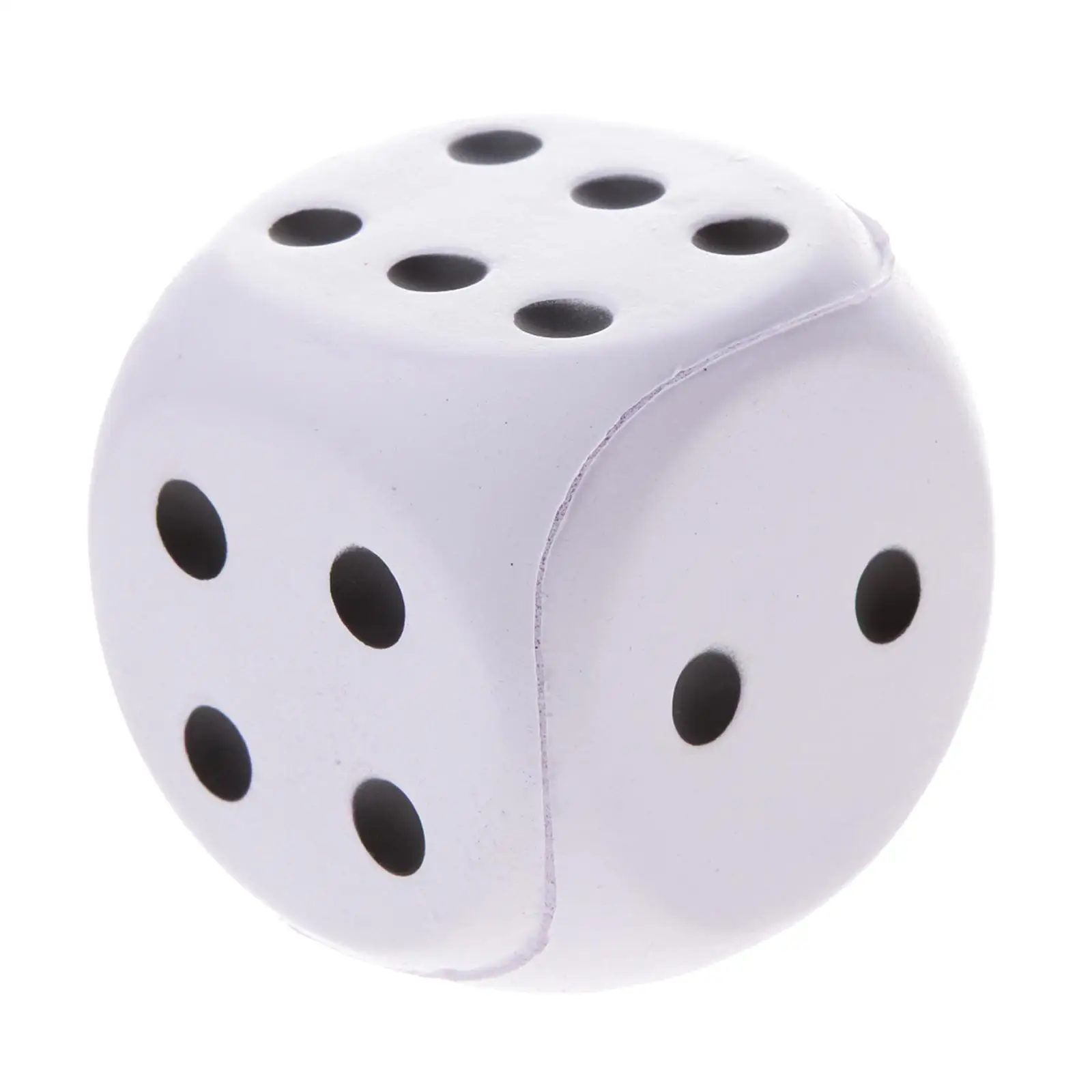 

2-4pack 4cm Dot Dices Kids Educational Toys 6 Sided for Home Playing Games White