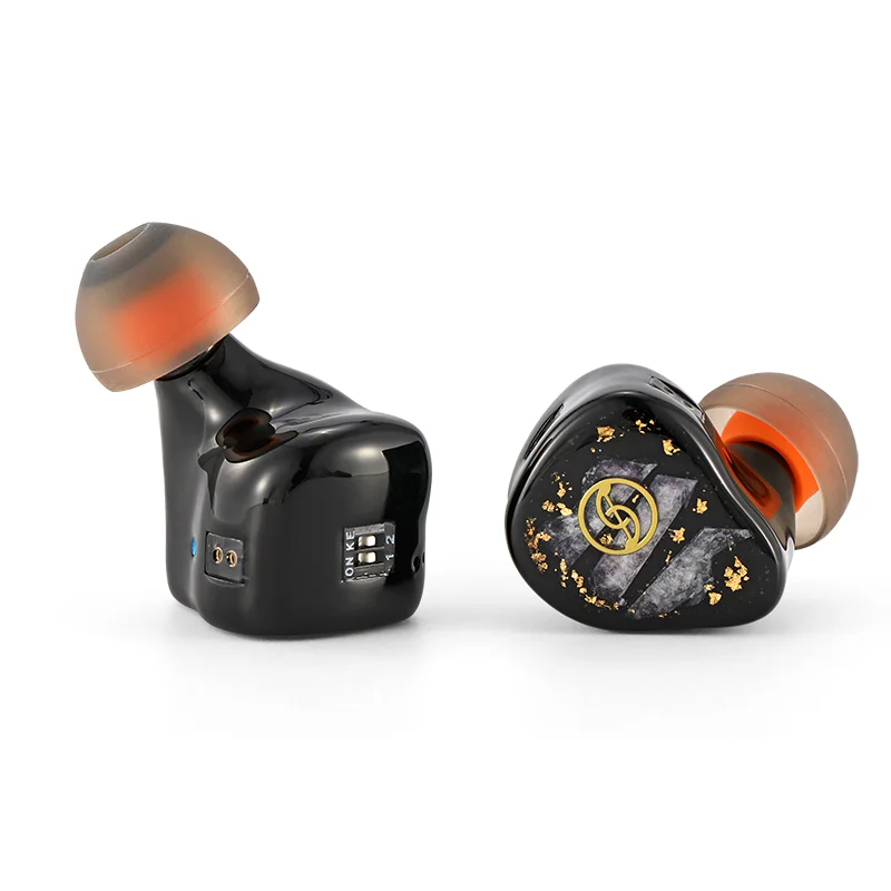 CatchEar CE6T 6 Drivers Tribrid 2DD+3BA+1 Bone Conduction Driver Audiophile In-Ear Earphone 2Pin 0.78mm IEM with Tuning Switche