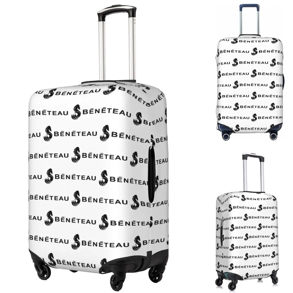 

Beneteau Yachts Boats Logo Suitcase Cover Protection Elastic Travel Luggage Protector Covers for 18-32 Inch