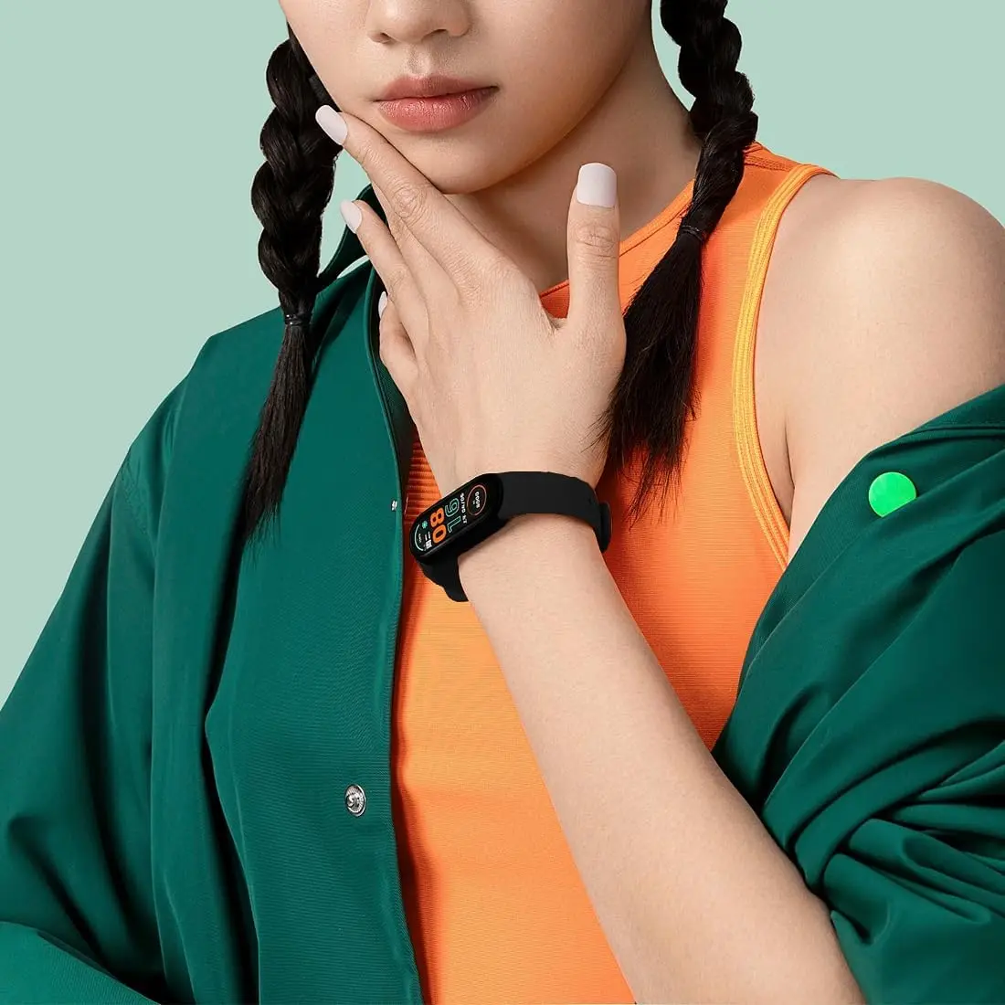 Silikonarmband für Xiaomi Mi Band 10 9 8 Sportarmband Gummi-Armband Pulseira Correas für Xiaomi Mi Band 9/8/10 Zubehör – Detail 3