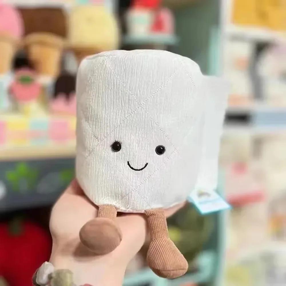 

Durable 15cm Toilet Paper Plush Doll Cartoon Cute Plush Stuffed Toy Gift Plush Roll Paper Doll