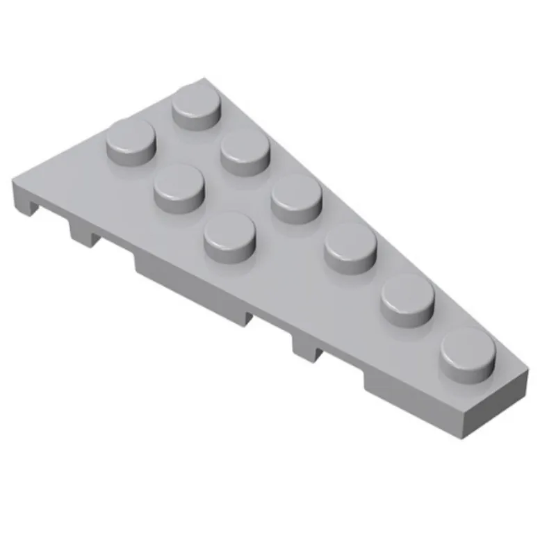 

10pcs 54383 Small Particle Puzzle Building Blocks Accessories 3x6 Wedge Plate (Right)