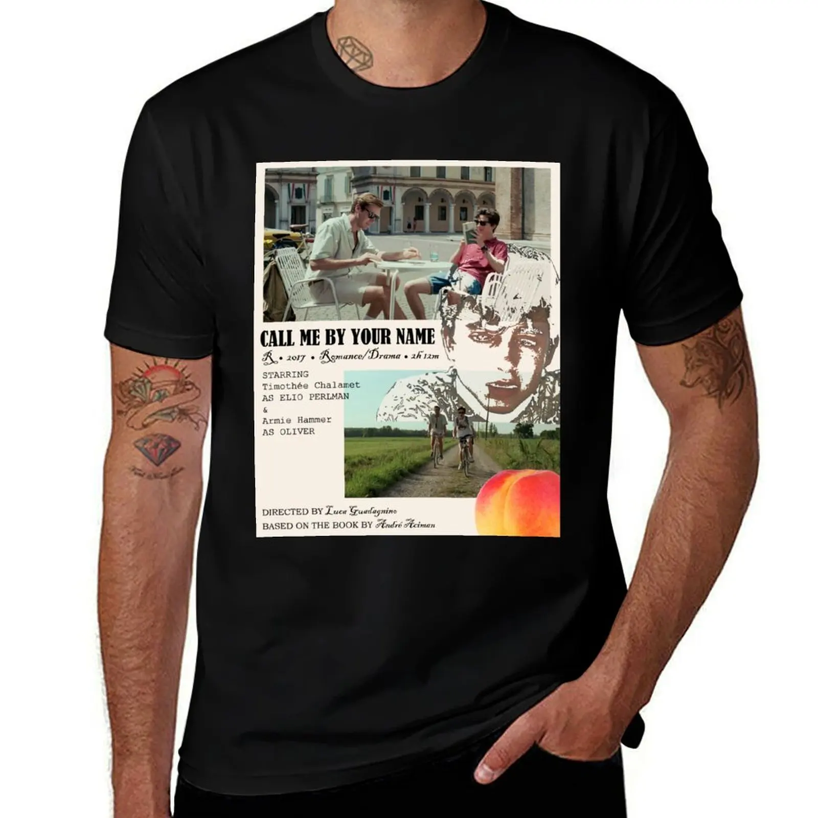 Call Me by Your Name Movie Poster T-Shirt Sport Basic Moisture Wicking Tee