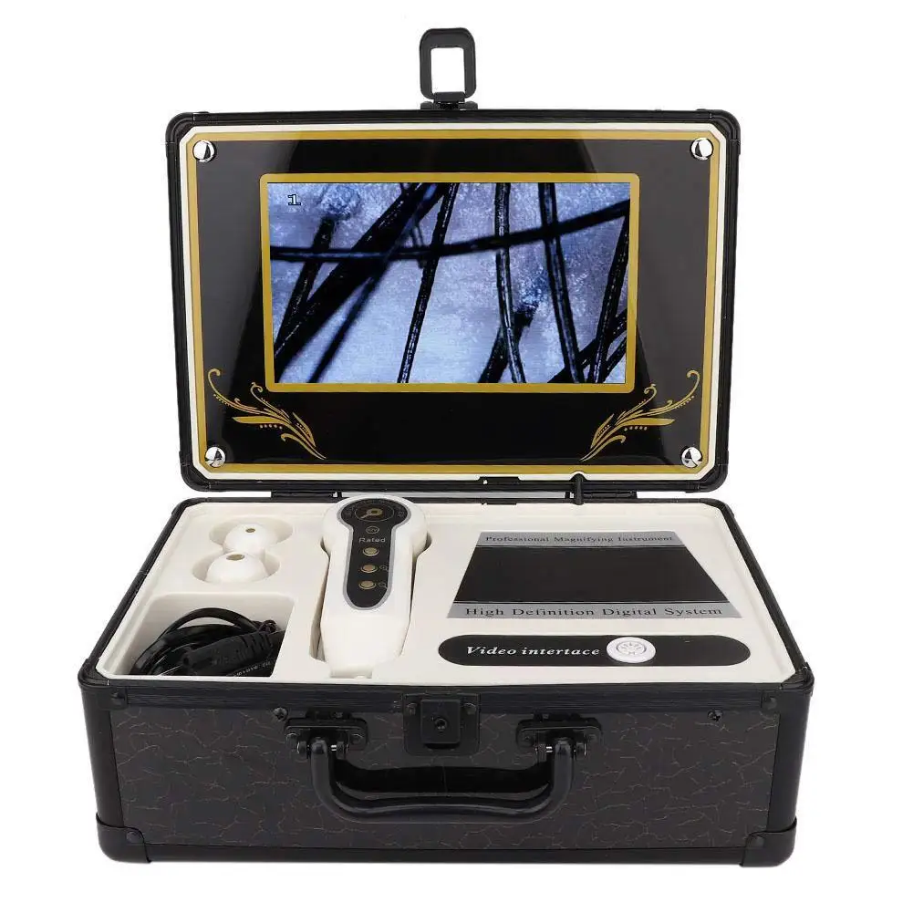 

Portable 9-inch Hair Follicle Hair Detector Hair Salon- Facial Analyzer Machine Charging Skin Tester Scalp Detector