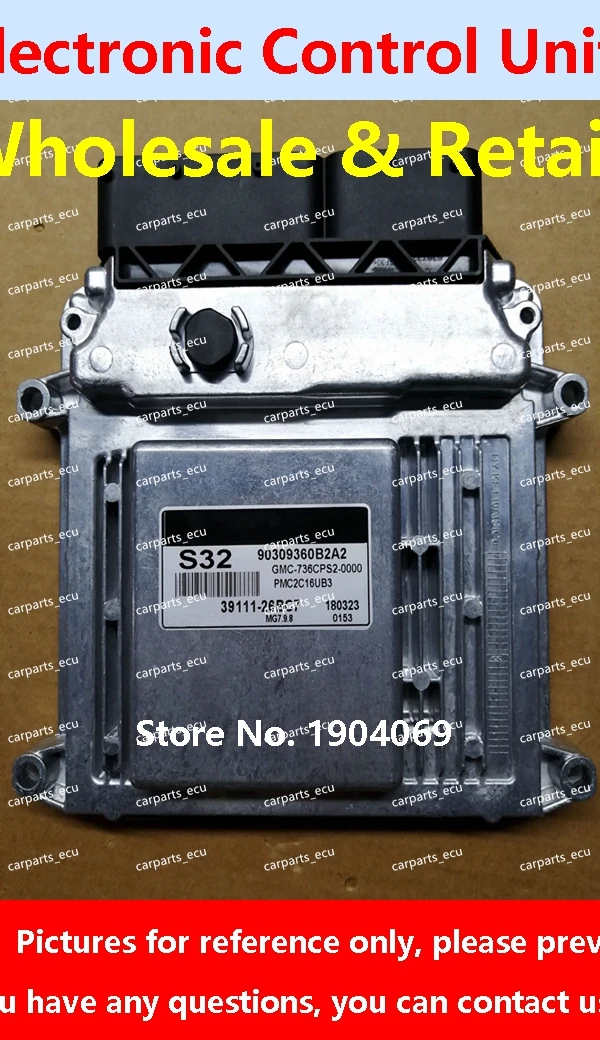 

39110-02NE5 0312/39110-02SI5 0492 для Hyundai Elantra, компьютерная плата двигателя автомобиля/ECU/MG7.9.8 39111-26BC7 S32/39110-01NE5 0312