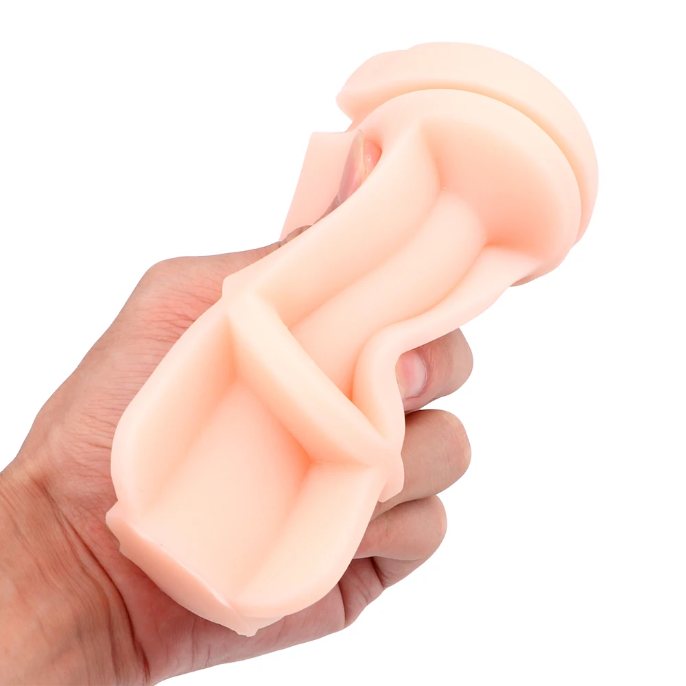 Soft 3D Realistic Erotic Adult Sex Toys Vagin Anus Mouth Penis Masturbator Silicone Vagina Pussy Toys Male Masturbator Cup