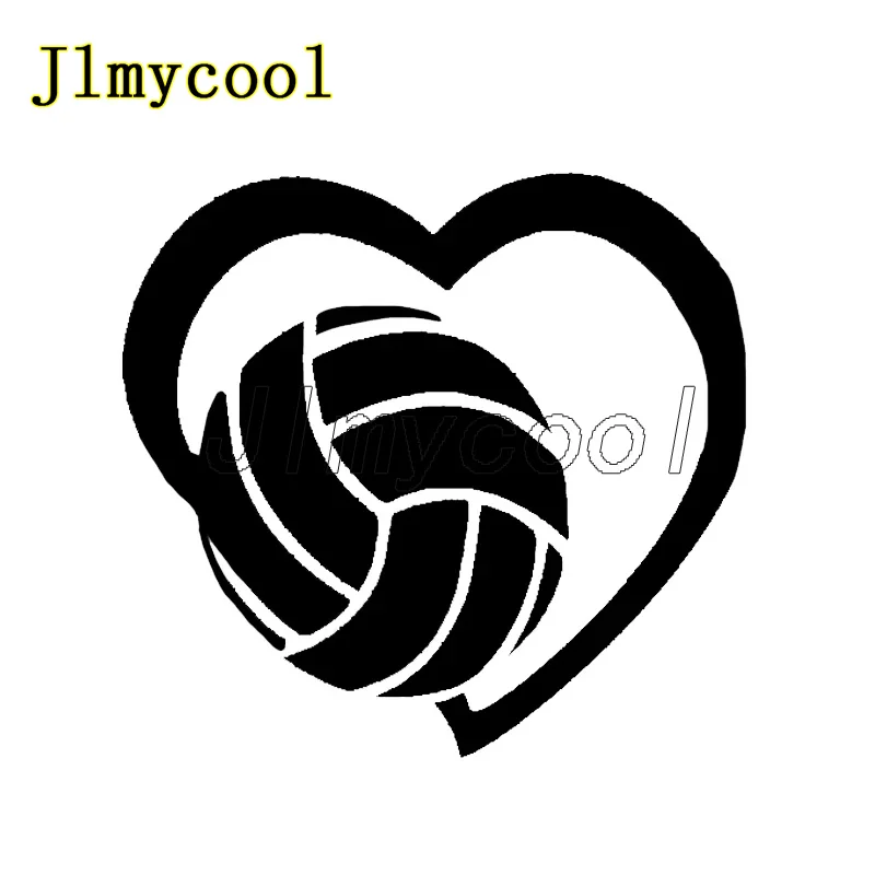

13.4*12.6CM Lovely Sports Volleyball Decor Car Modelling Stickers Vinyl Motorcycle Decals Decal Sticker