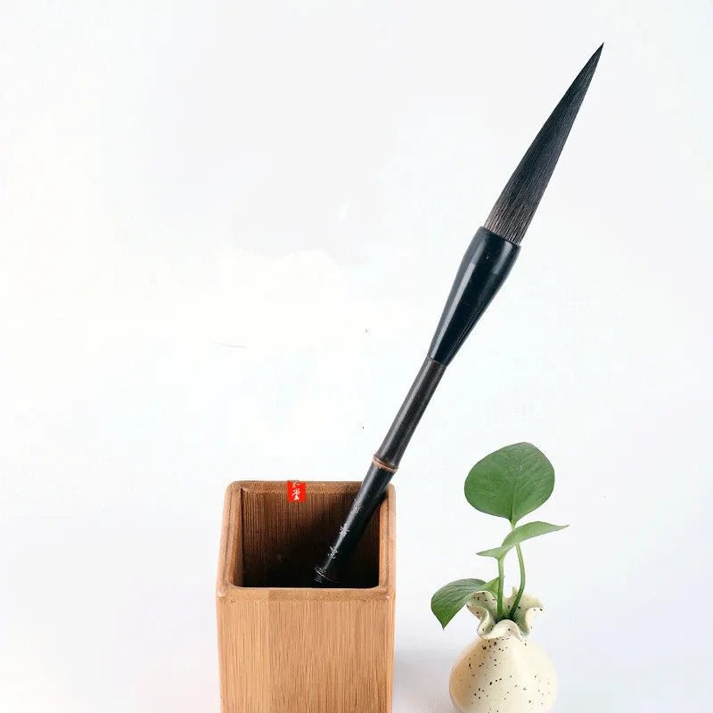 Chinese Calligraphy Pen Brush Large Running Script Cursive Brush Long Bear Hair Hopper-shaped Calligraphie Painting Brushes - Image 5