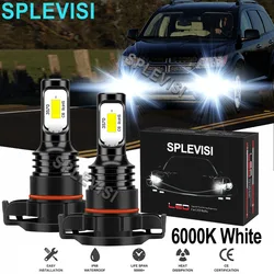 2x70W White Car LED Fog Light Bulbs 6000K  For Dodge Journey 2010-2019  Dodge Challenger 2011-2014 Dodge Durango 2011 2012 2013