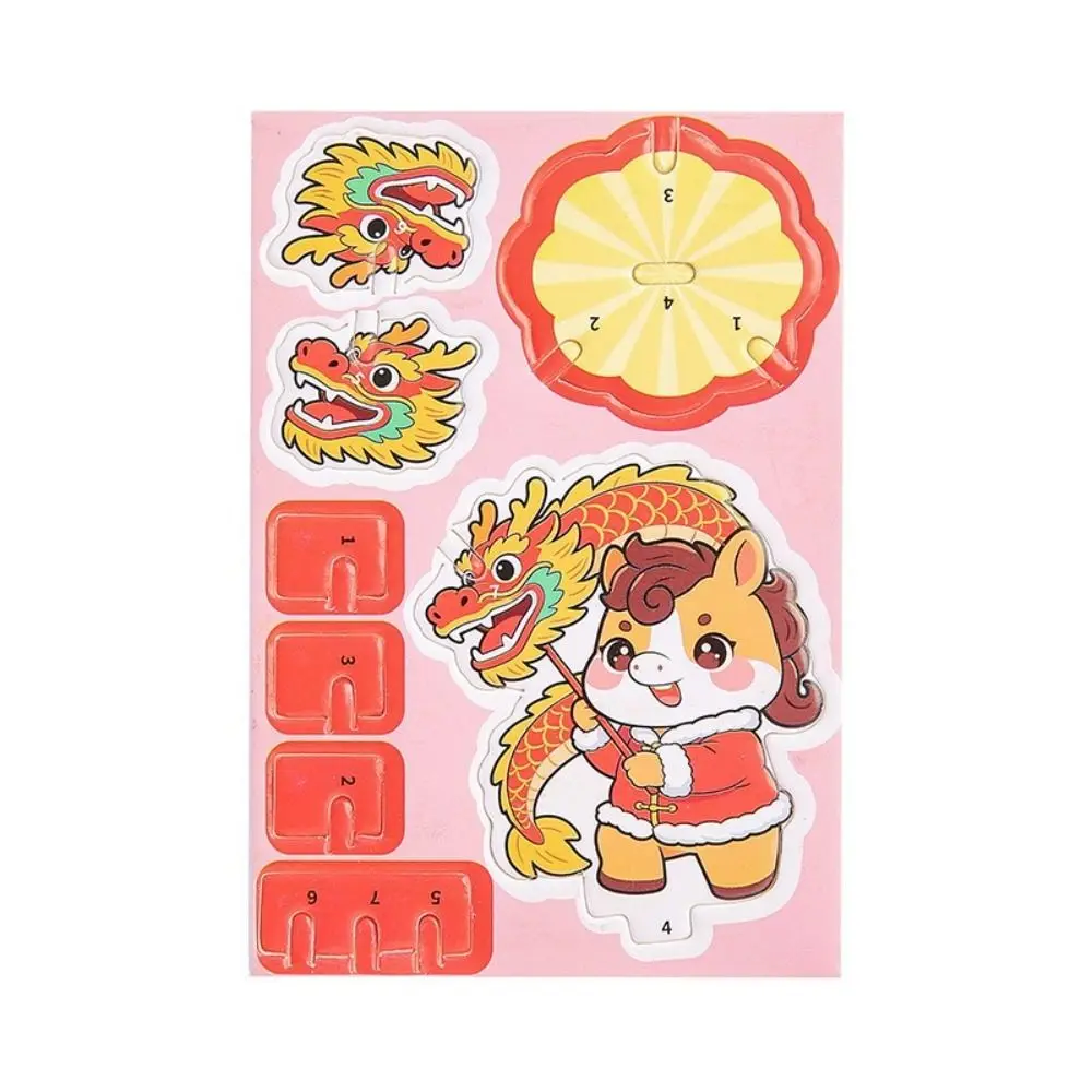 

25/30Pcs DIY 3D Paper Pony Puzzle Eco-Friendly Safe Material Puzzle Toy Handmade Year of the Horse Puzzle Children's Education