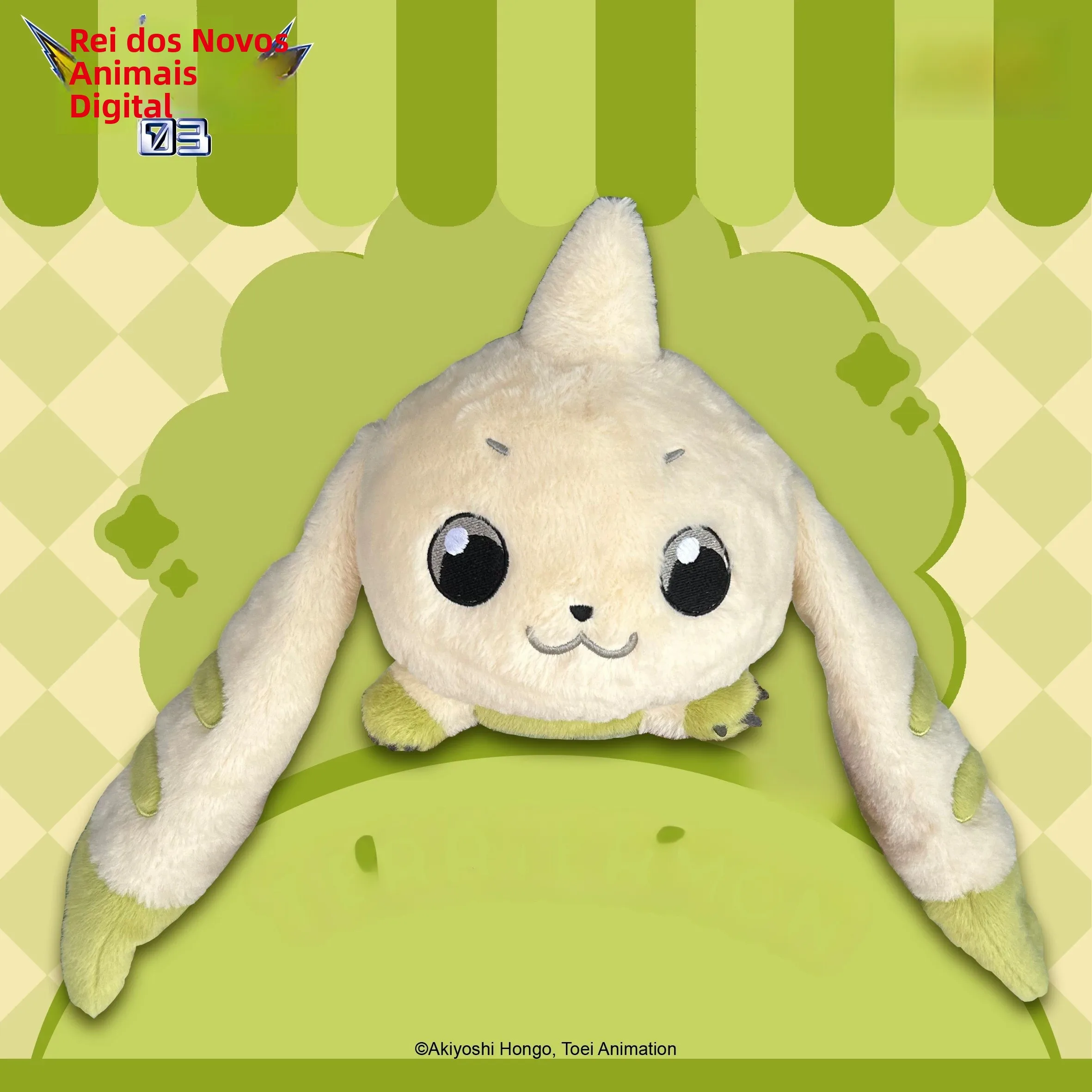 toei-animation-digital-monster-03-king-of-train-tamer-borsa-zaino-peluche-bestia-dalle-grandi-orecchie-giocattolo-cartone-animato-anime-borsa-portaoggetti