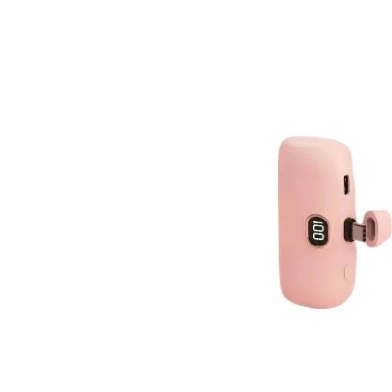 For iPhone 16 Xiaomi Mijia Mini Portable Power Bank Capsule Mobile Power Supply Emergency External Battery Fast Charger 2pcs