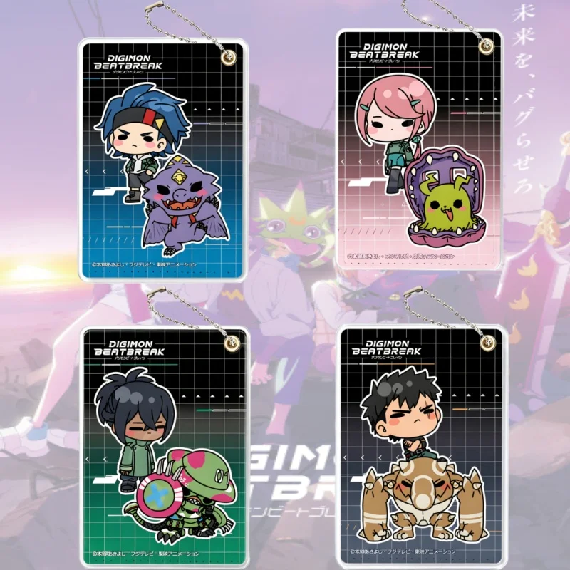 DIGIMON BEATBREAK Figura de acrílico de 6 cm con base, accesorio de cosplay