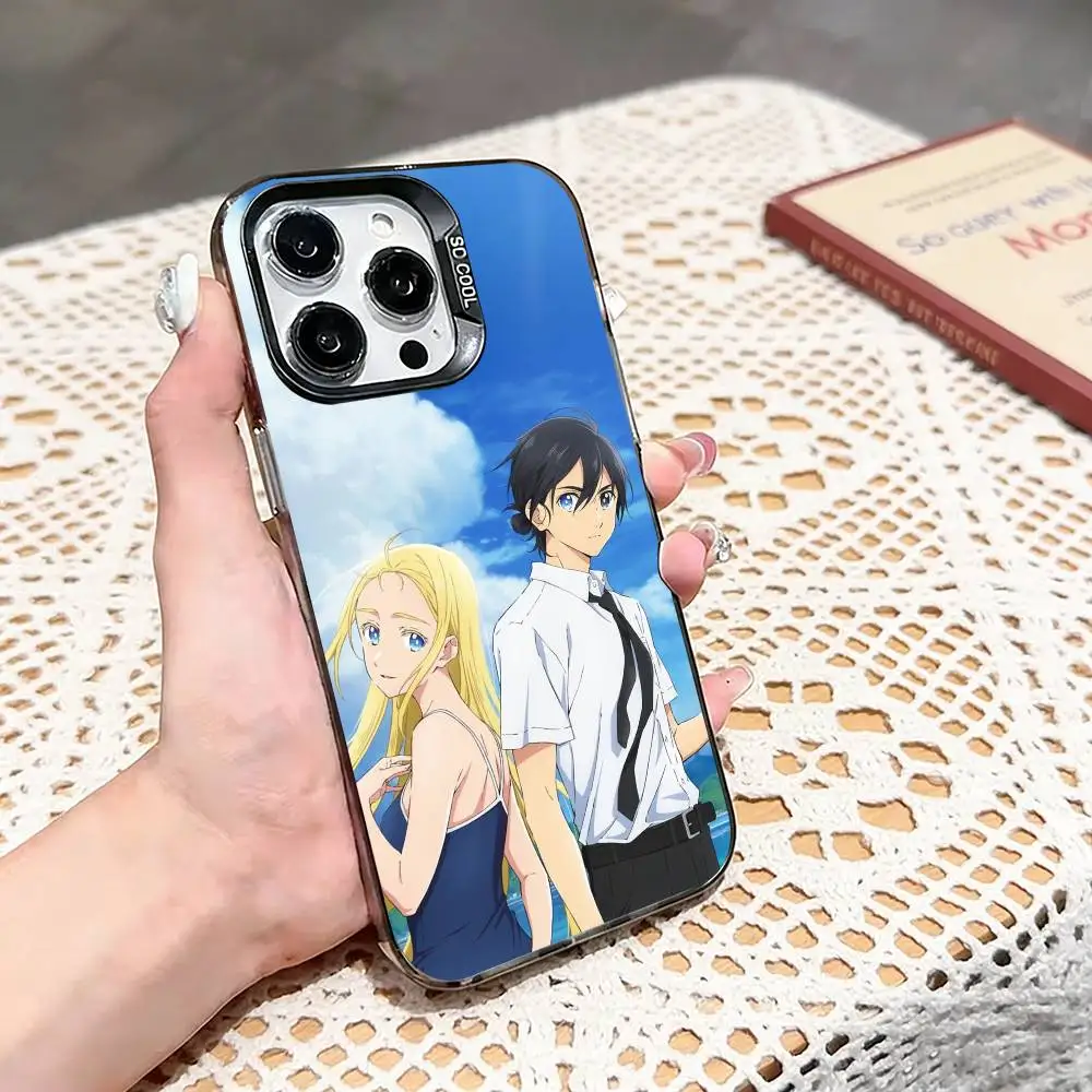 Summer t-Time Rendering Phone Case For iPhone 17,16,15,14,13,12,11 Plus,Pro Max,XS,Colored silver phone case