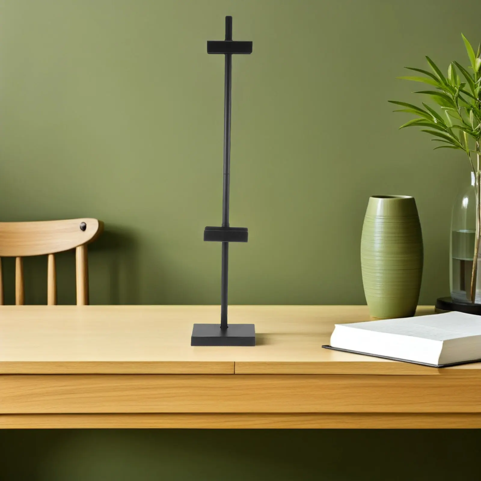 

Adjustable Metal Tabletop Picture Frame Easel Stand Desktop Canvas Display Holder Monitor Riser Poster Sign Stand 29.5x5.9x3.1in
