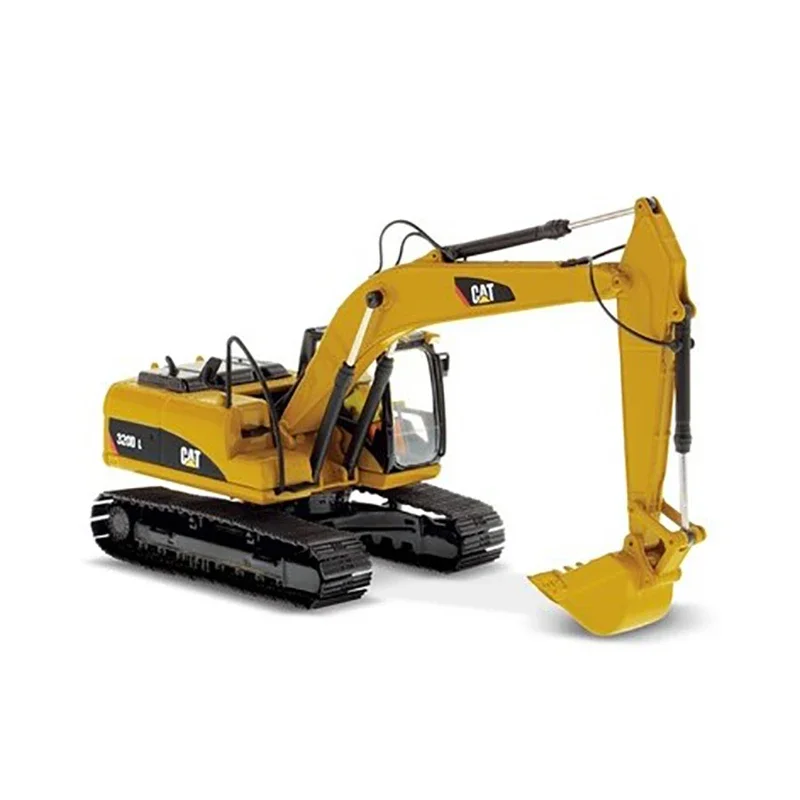 Die-casting 1/50 Scale Engineering Vehicle Caterpillar CAT 320D L Excavator Alloy Crawler Hook Machine Engineering Vehicle Model