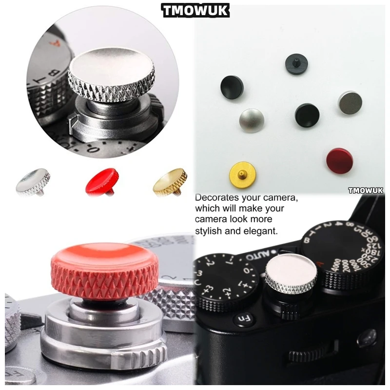 

For Fujifilm XT1 XT2 XT30II XE1 XE4 X10 X20 X30 STX2 Top-Grade Camera Button, Refined Metal Touch.