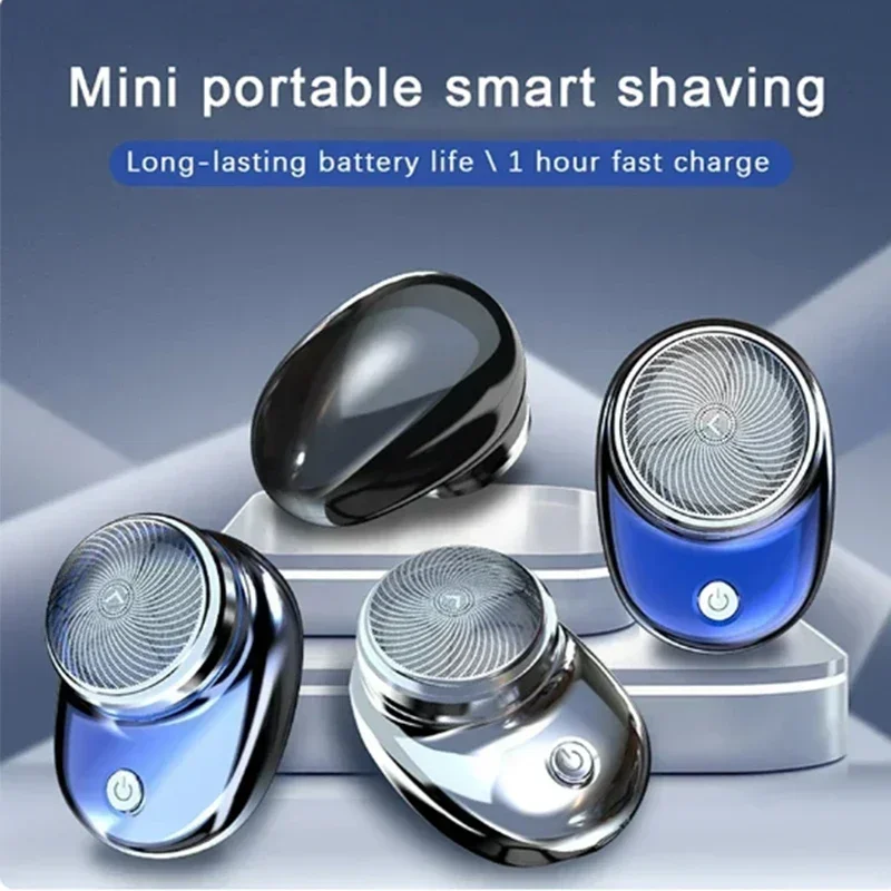 1pc - Electric Shaver Portable mini Shaver, Fast Charging Travel Shaver, Men's Car Mounted Blade, Water Washing