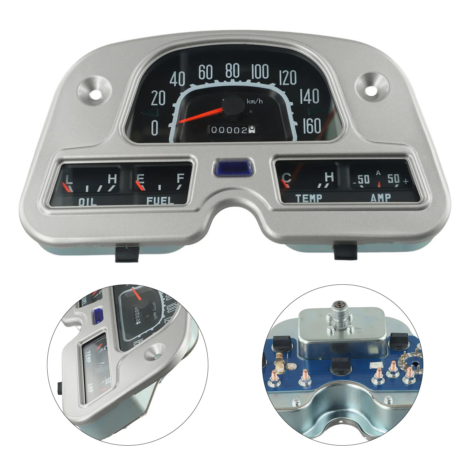 Newest Car Meter Gauge Cluster 83100-60180 For Toyota For Land Cruiser FJ40 FJ45 BJ40 1974-1980 Gray Dashboard Assembly