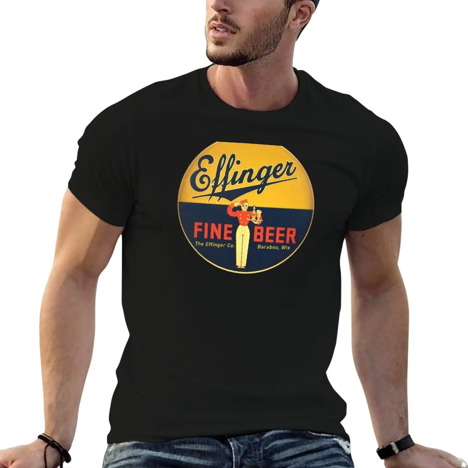 

Effinger Brewing Company, Baraboo, Wis T-Shirt t shirt personalised t shirts for man graphic tees T-Shirt