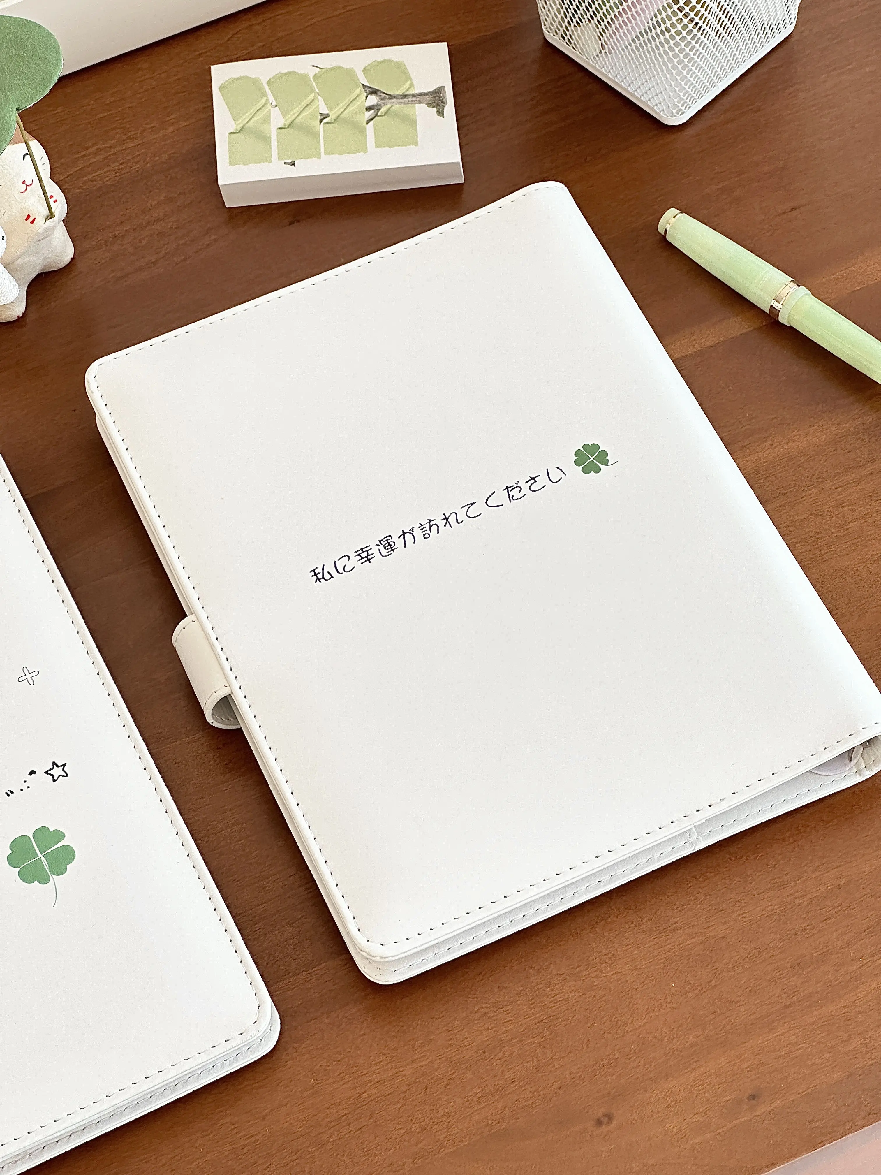 Lucky Clover Photo Card Binder Kpop A5 Cards Collect Book PU Leather Photocard Holder 3inch Idol Photo Album A5 포카 바인더