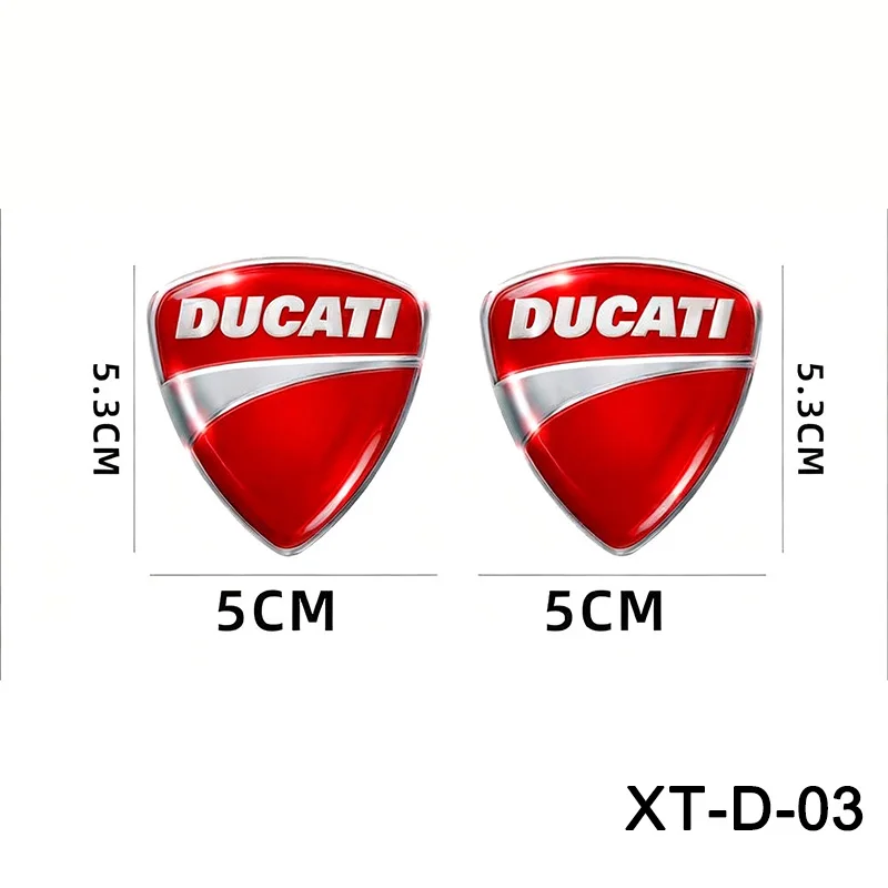 Pegatina reflectante para casco de motocicleta, pegatinas con logotipo de DUCATI, calcomanía para casco de bicicleta, decoración para Ducati Monster 600 620ie 696 796 797