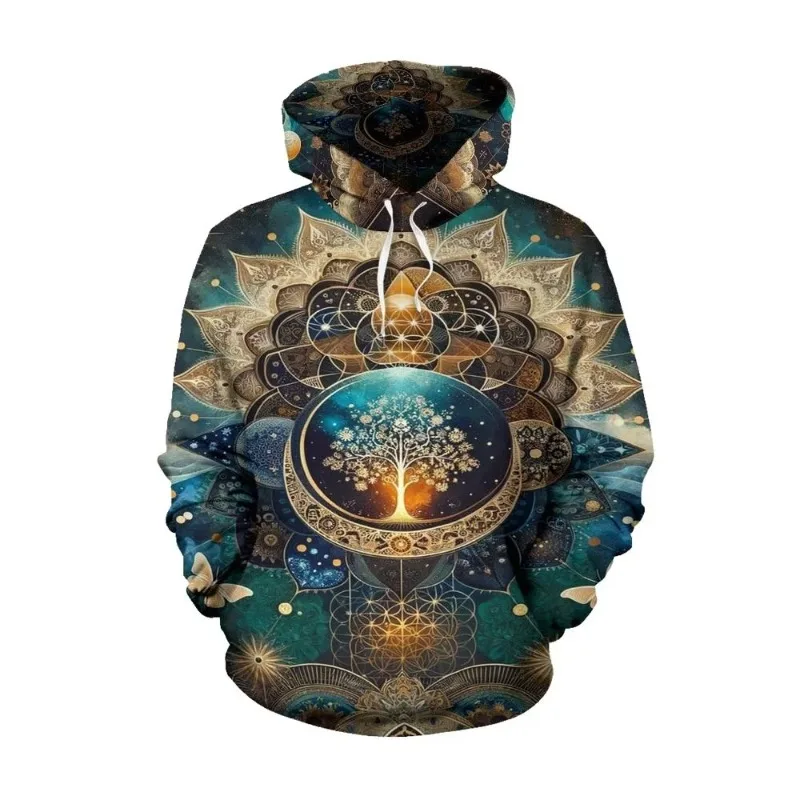 2025 موضة رائجة البيع الرجال ثلاثية الأبعاد مطبوعة هوديي Y2k اللون عادية الهبي منتج جديد هوديي جودة عالية