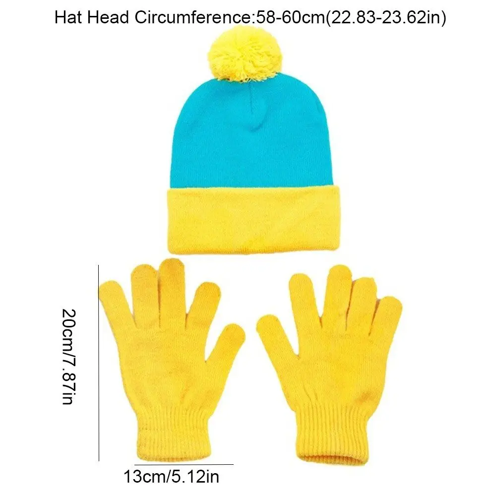 Retro-Strickmütze im koreanischen Stil, elastische Beanie-Mütze, einfarbig, verdickte Pullover-Mütze, Herbst – Detail 1