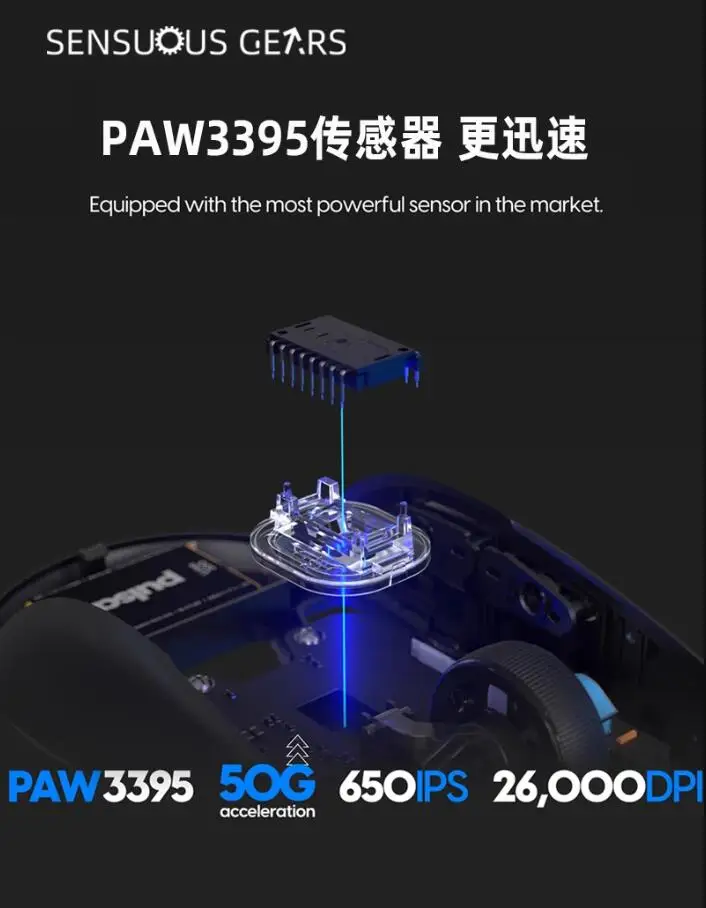 NEW original Pulsar X2H mini Transparent and symmetrical lightweight wireless esports game mouse