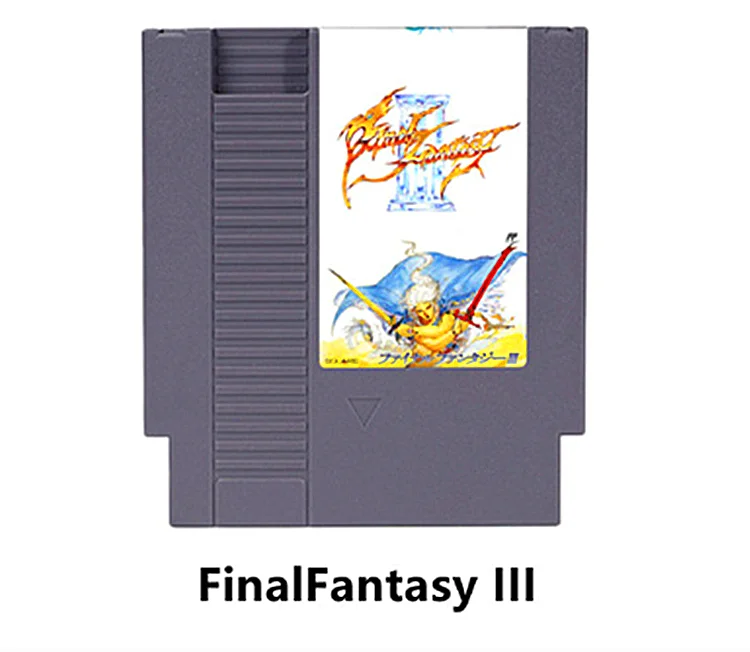 Final Game Fantasy I II III أو I&II - خرطوشة ألعاب 72 دبابيس 8 بت لوحدة تحكم ألعاب الفيديو NES (وفر البطارية)