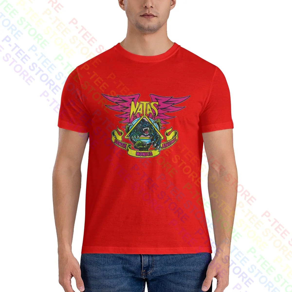 Skate Santa Monica Airlines Sma Natas Kaupas Kitten 01 Shirt T 