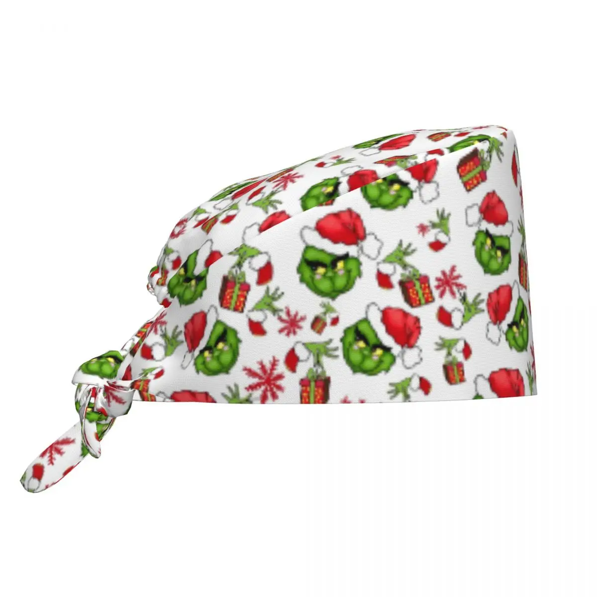 

Working Caps For Unisex G-Grinchs Cartoon Nurse Hat Comfy Elastic Work Scrub Cap Trendy Holder Long Hair Graphic Medical Hat