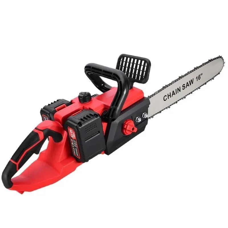 16-inch Rechargeable Electric Chainsaw Dual Battery Chain Saw Petrol Electric Chainsaw Gardening Logging Chainsaw