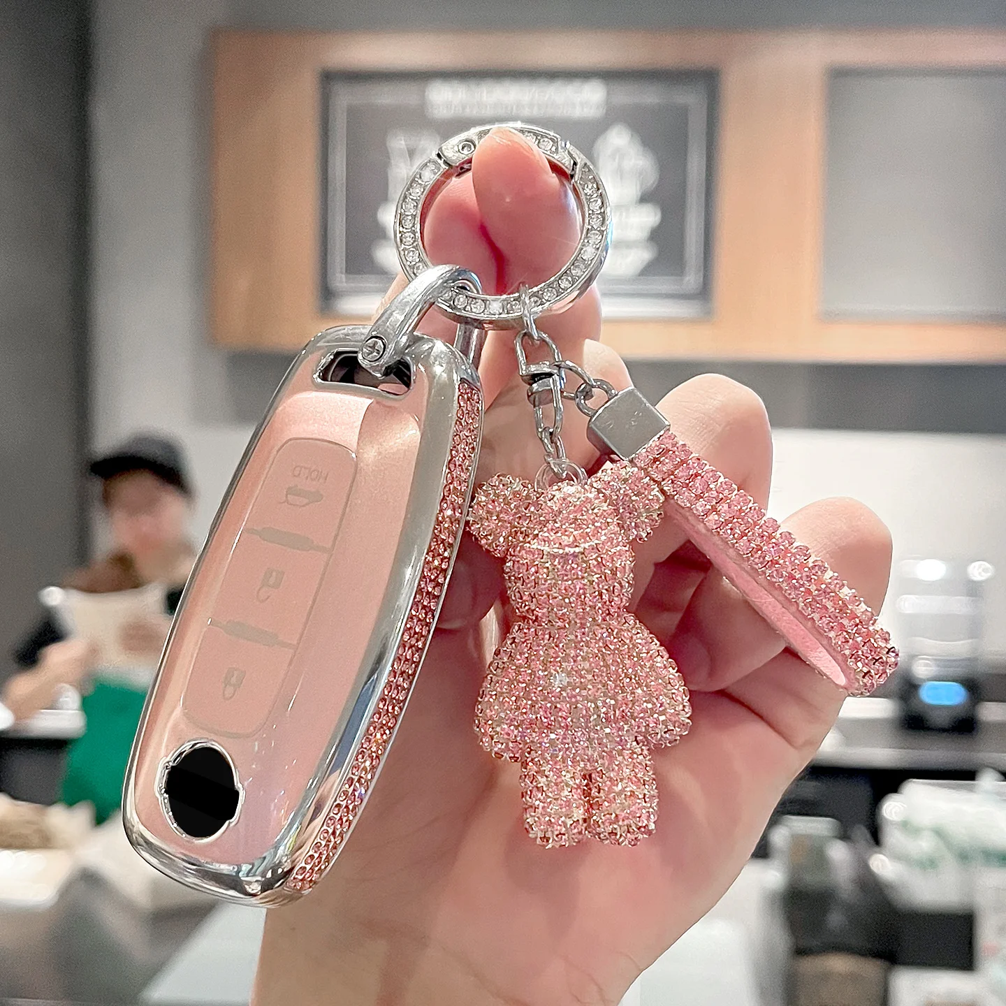 

Высококачественные боковые бриллианты для Nissan Versa Maxima Rogue Armada Sentra Qashqai X-Trail, 3-кнопочный чехол для ключей от автомобиля 2022 2023 2024, чехол