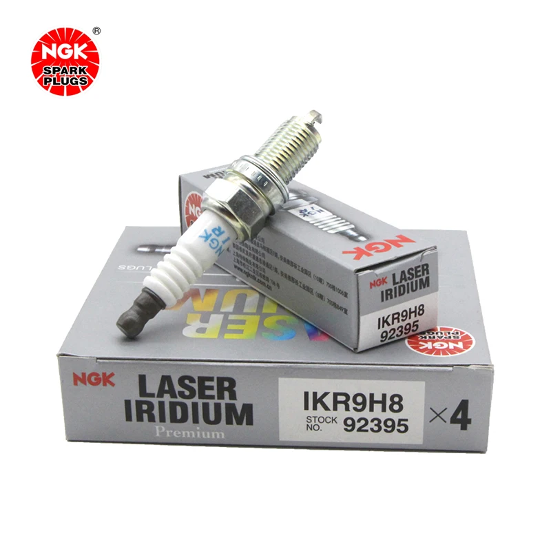 NGK Iridium Platinum Spark plug IKR9H8 92395 is suitable for the Fiat Philombo Elegance Elegance 1.4T（4PCS)