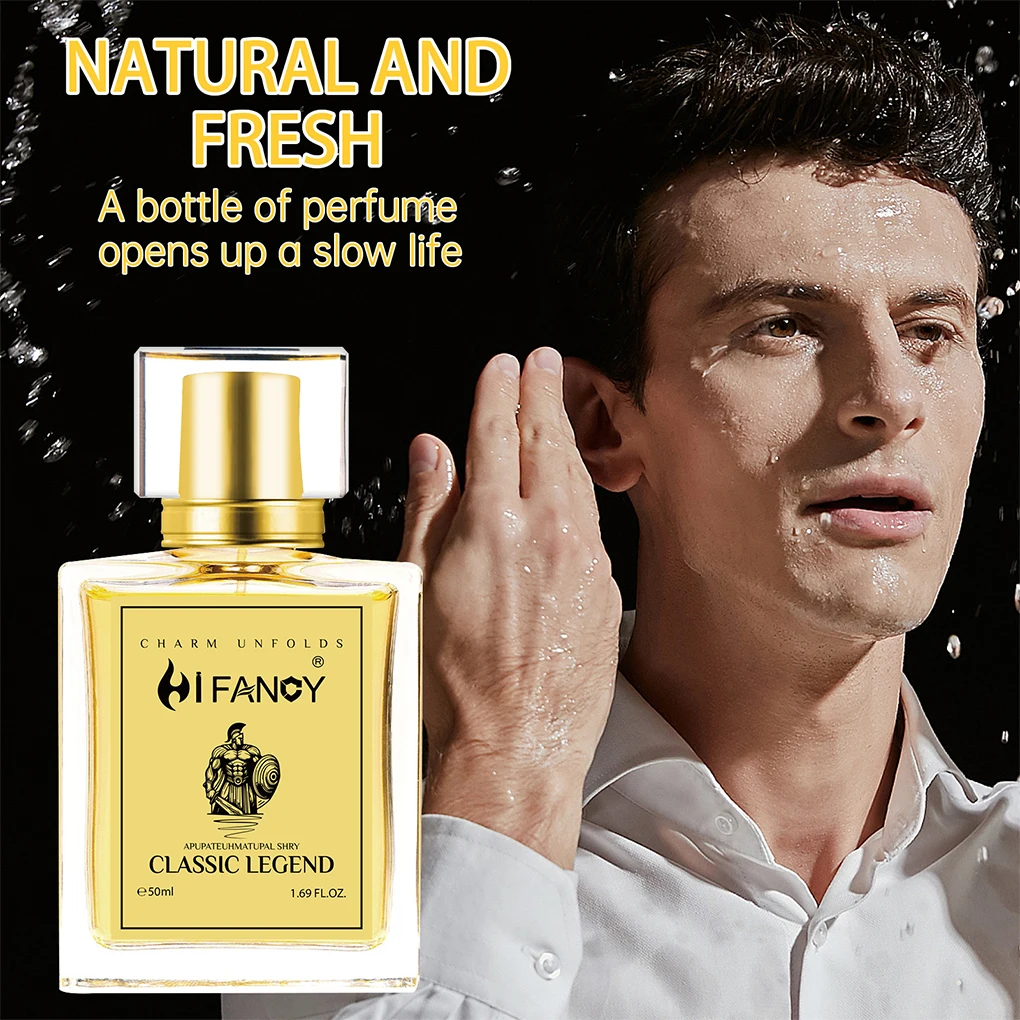 Hi.Fancy 50ml Fragranza unisex a lunga durata Profumo fresco Sapore di colonia Incontri Profumo marino duraturo Regali di compleanno