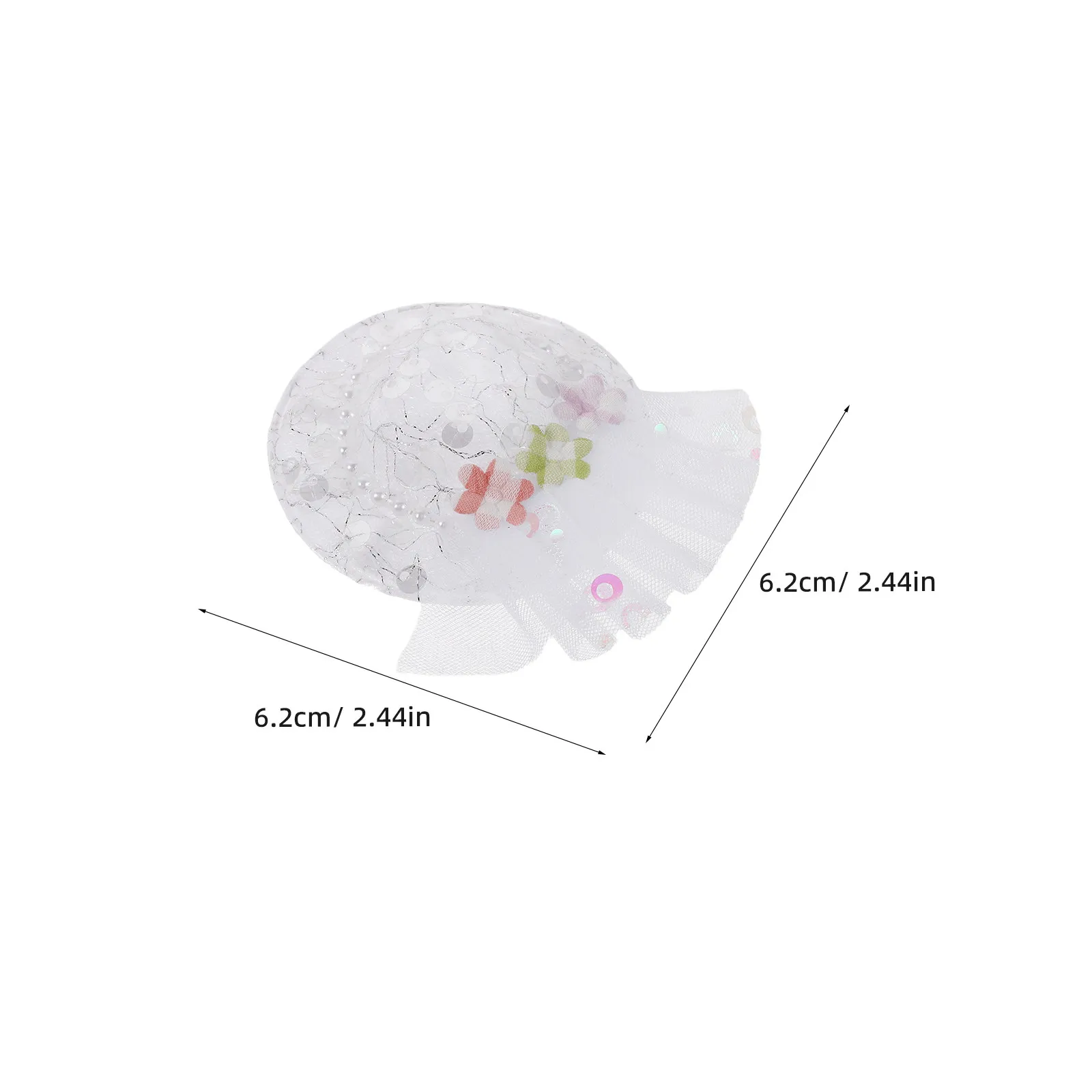 10 Pezzi Mini Cappelli Intrecciati, Piccoli Sombrero con Fiore in Pizzo e Fiocco, Decorazioni per Casa delle Bambole, Cappelli in Miniatura per Feste, Ornamenti Fai-da-Te