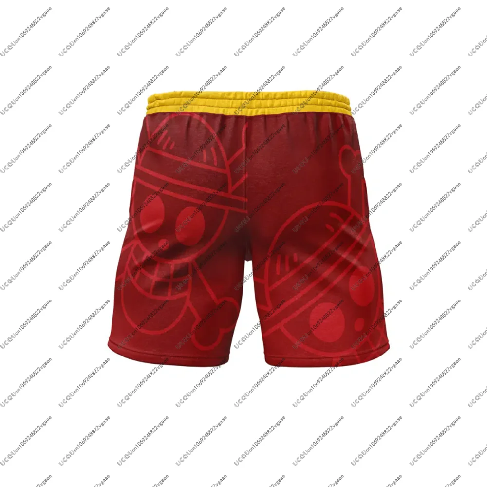 القرد د. لوفي قبعة القش قطعة واحدة ملابس رياضية الرجال الفتيان تي شيرت السراويل السراويل طفح الحرس تي شيرت السراويل البرازيلي جيو جيتسو الصالة الرياضية