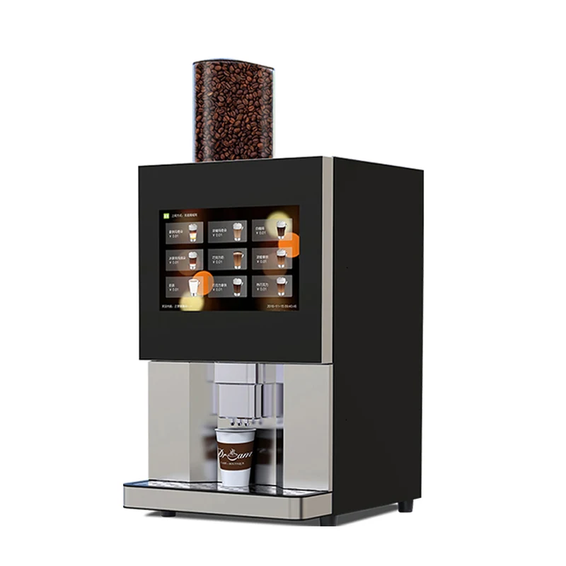 Automatic coffee machine two-dimensional code payment espresso intelligent freshly ground