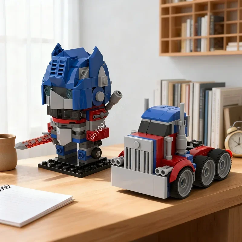 

326pcs MOC Optimus Prime Peterbilt Model Building Toys Blocks Festival Gifts Construction Assemble Education Brick Birthday