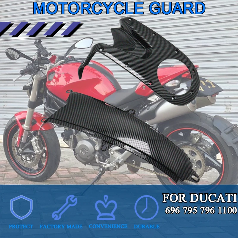 Motorcycle Ducati Model Carbon Fiber Fuel Tank Top And Bottom, Fuel Tank Center Cover. Fuel Tank Side Cover Monster 696,795,796,