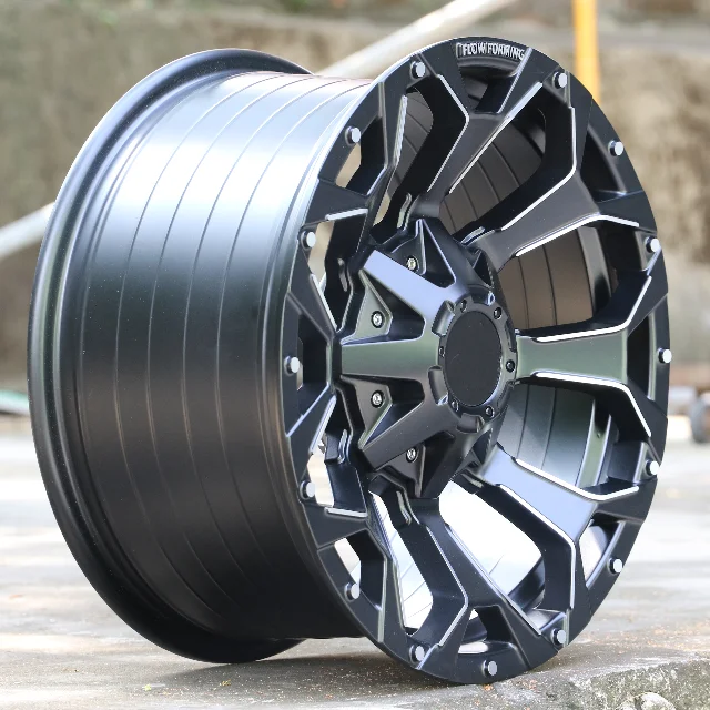 Jantes de alumínio Jy 16 17 18 19 polegadas 4x4 para rodas de carro de passageiros e caminhões captadores e SUVs