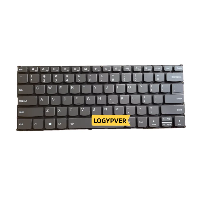 

Клавиатура с подсветкой для ноутбука Lenovo Yoga Air14 Air14IKBR Air15 Air15IKBR AIR15ARR 730-15 14-IML 530-15, серый, американский, английский