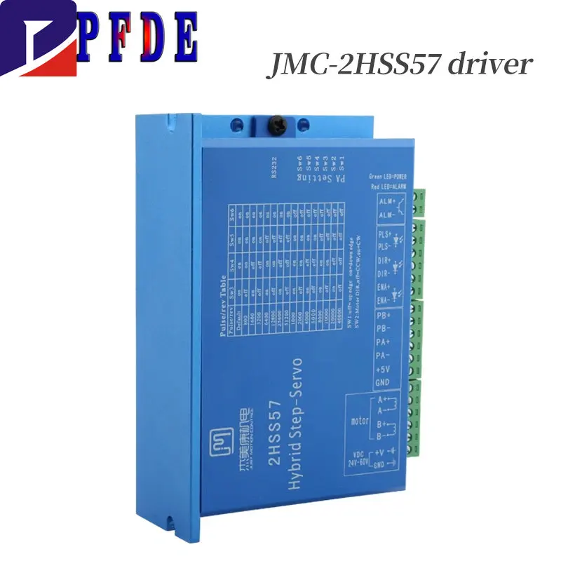 JMC NEMA23 2 Phase Hybrid Servo Motor 57j1880ec-1000-Ls Torque 2nm Driver 2HSS57 Hybrid Servo Motor Close Loop Step Motor 57mm